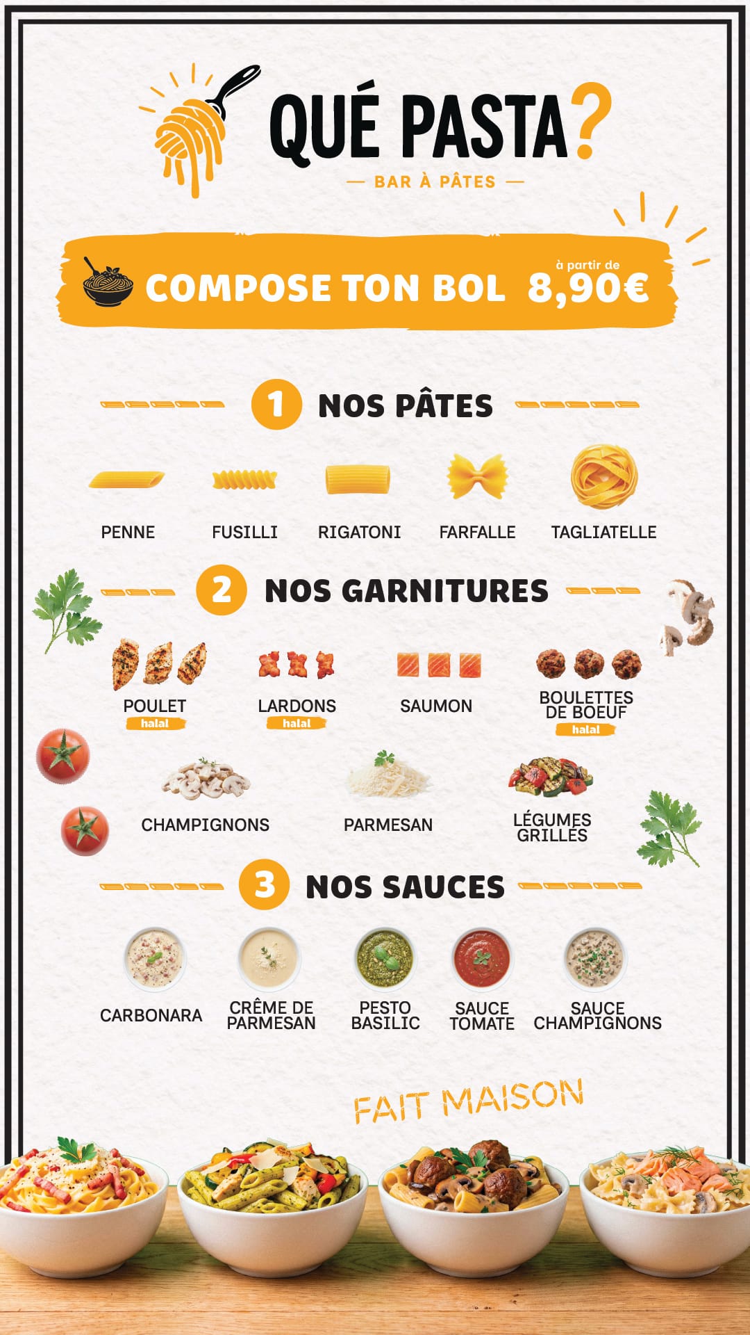 Notre histoire Qué Pasta